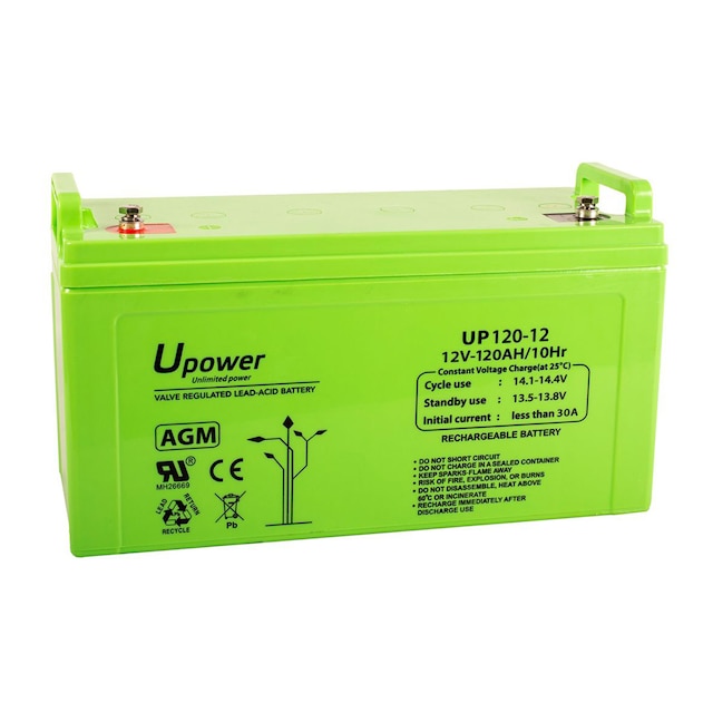 Imagen 0 de Batería AGM Monoblock UP120-12 12V 128,4Ah