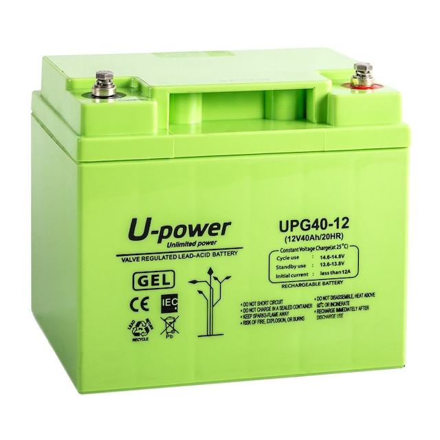 Imagen 0 de Batería Gel Uso General sin mantenimiento UPG40-12 12V 40Ah