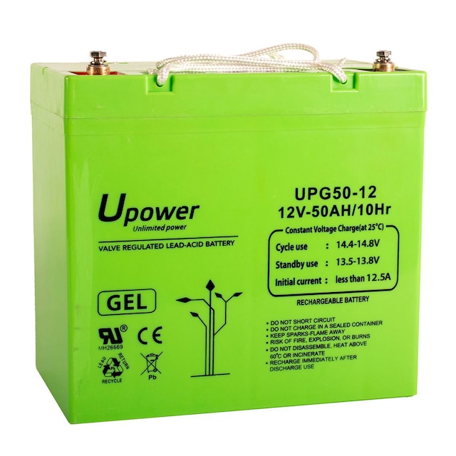 Imagen 0 de Batería Gel Uso General sin mantenimiento UPG50-12 12V 50Ah