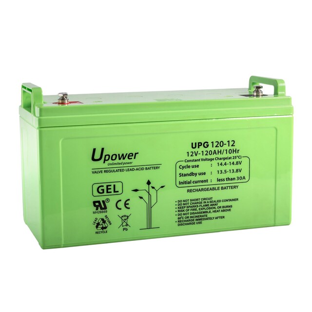 Imagen 0 de Batería Gel Uso General sin mantenimiento UPG120-12 12V 120Ah