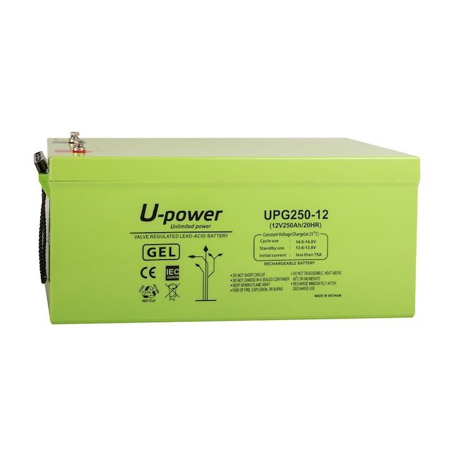 Imagen 0 de Batería Gel Uso General sin mantenimiento UPG250-12 12V 250Ah