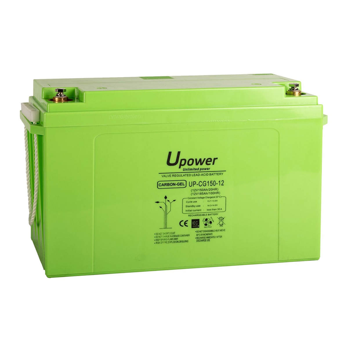 MASTER POWER – Batería Carbono-Gel sin mantenimiento UP-CG150-12 150Ah.