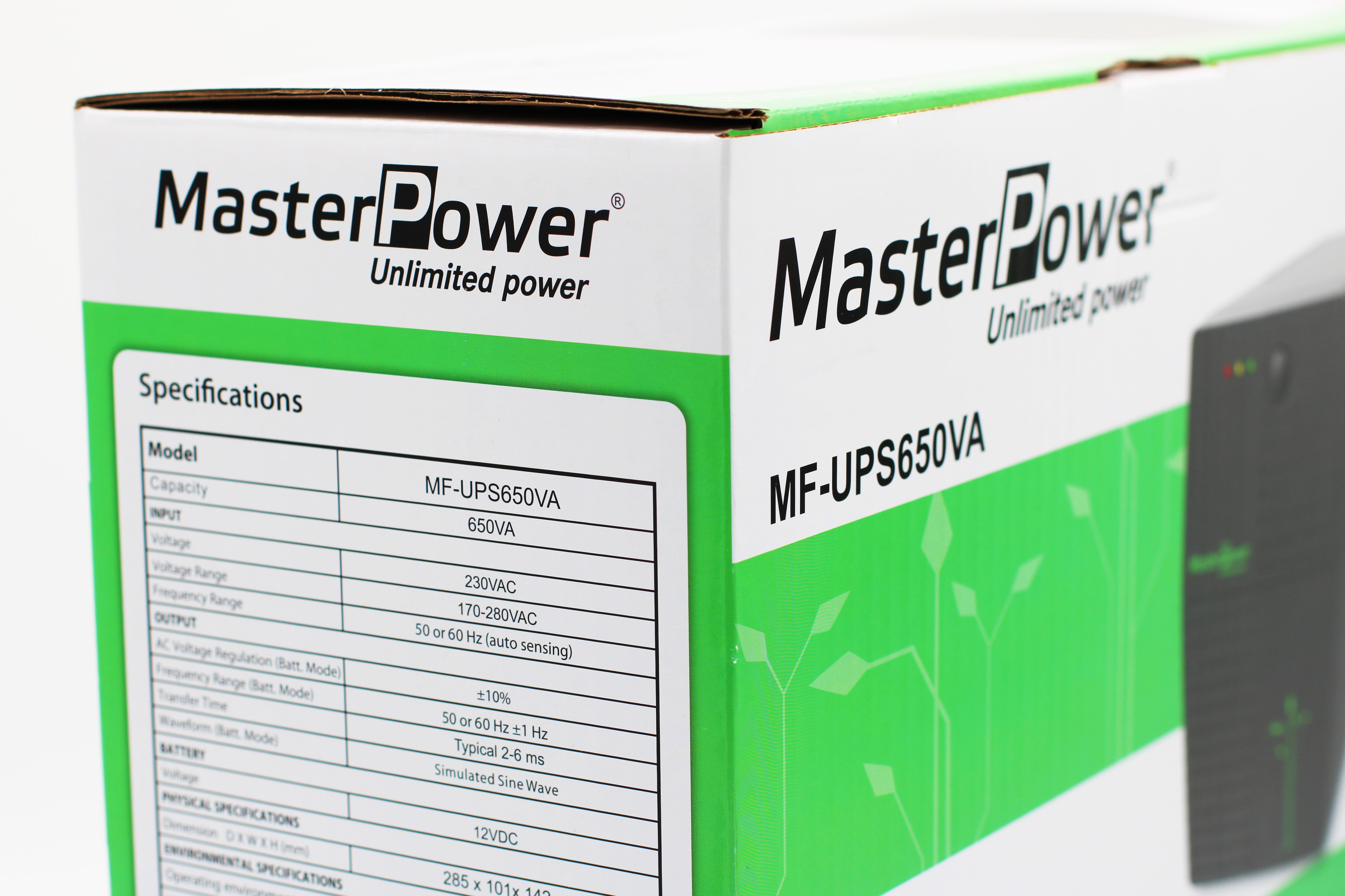 MasterPower Sistema de Alimentación Ininterrumpida 360W Negro-10