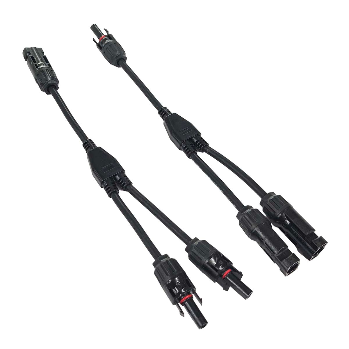 Cable MC4 Plano Ecoflow Powerstream - 50 cm Gris-1