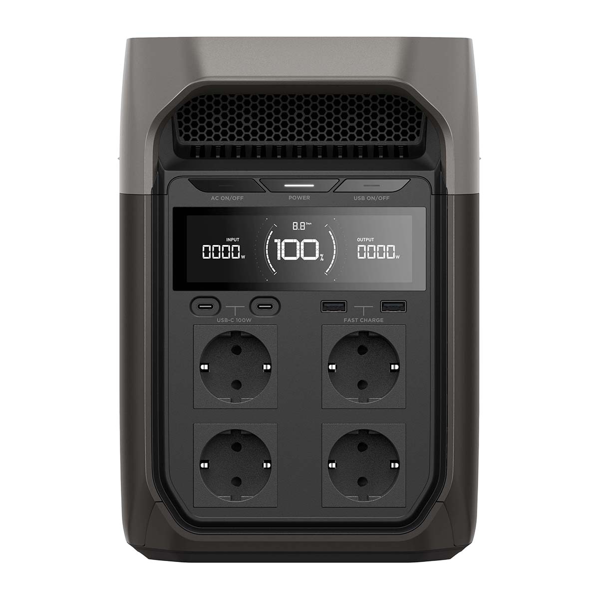 Estación Batería Ecoflow Delta 3 - 1.024 Wh / 1.800 - 3.600 W Gris-2