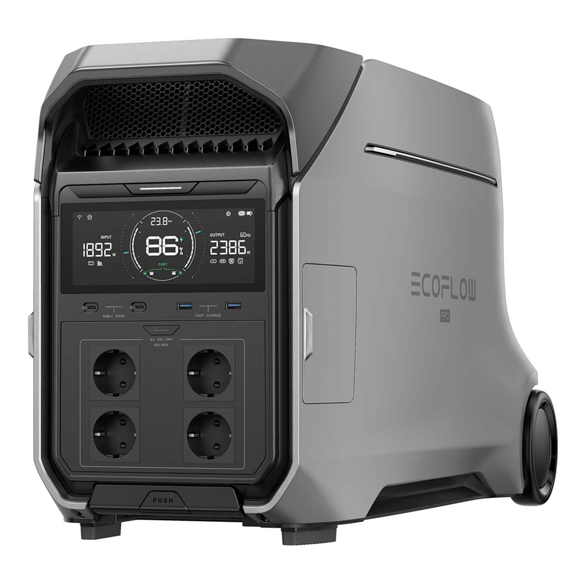 Estación Batería Ecoflow Delta 3 Pro - 4.096 Wh / 4.000 - 8.000 W Gris-2