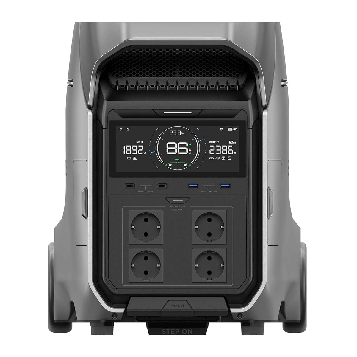 Estación Batería Ecoflow Delta 3 Pro - 4.096 Wh / 4.000 - 8.000 W Gris-3