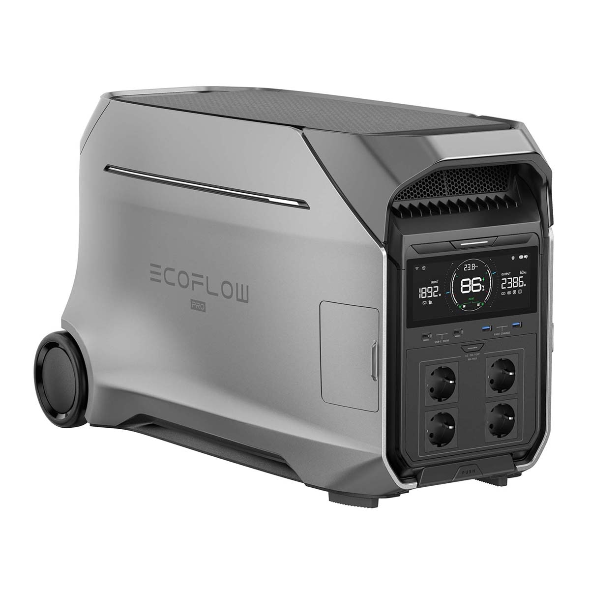 Estación Batería Ecoflow Delta 3 Pro - 4.096 Wh / 4.000 - 8.000 W Gris-8