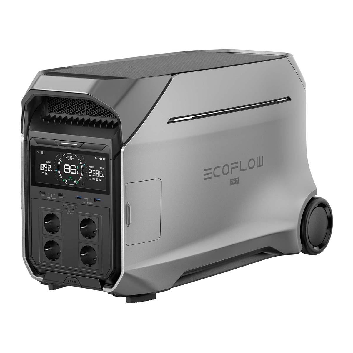 Estación Batería Ecoflow Delta 3 Pro - 4.096 Wh / 4.000 - 8.000 W Gris-9