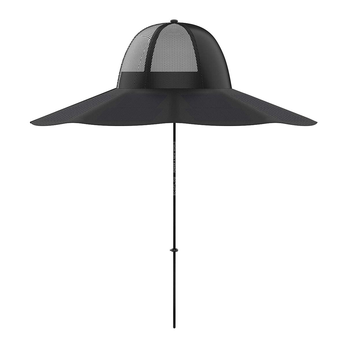 Sombrero Solar Ecoflow 12W (M-L) Gris-1