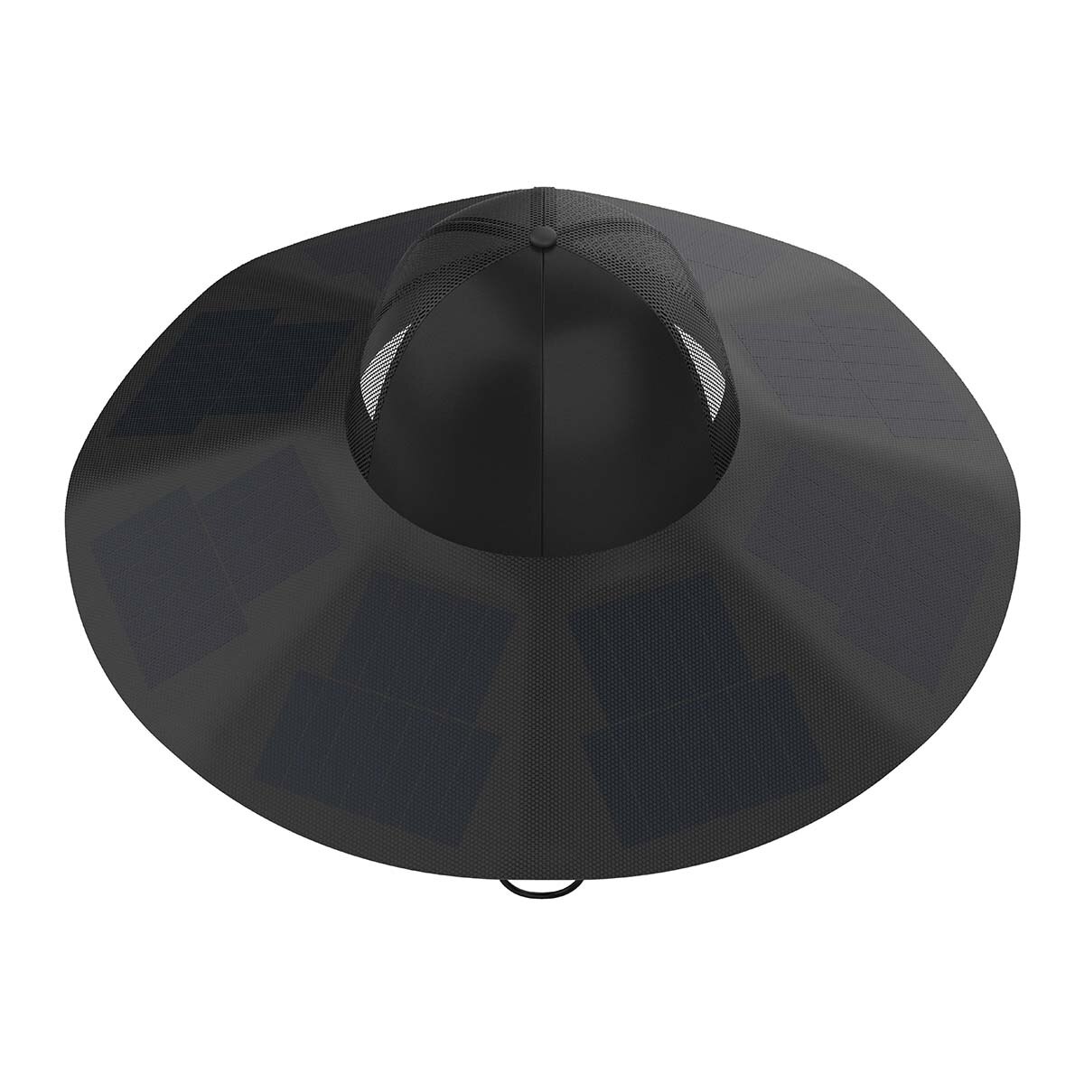 Sombrero Solar Ecoflow 12W (M-L) Gris-5