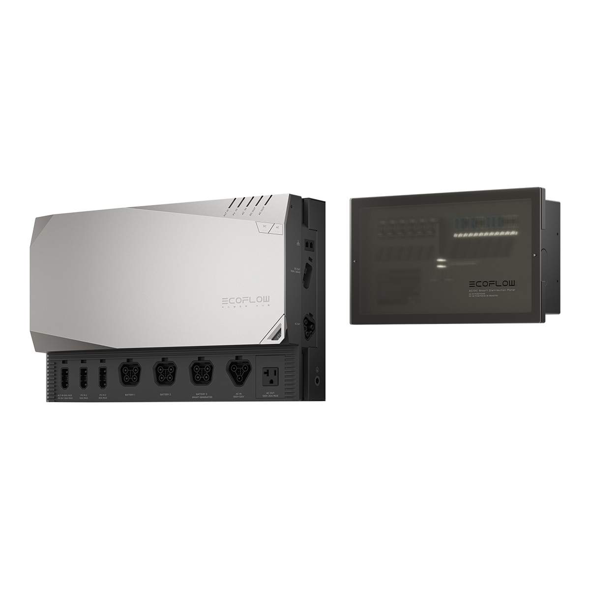 Ecoflow Hub + Cables + Panel de Distribución + Controlador Inteligente Gris-1