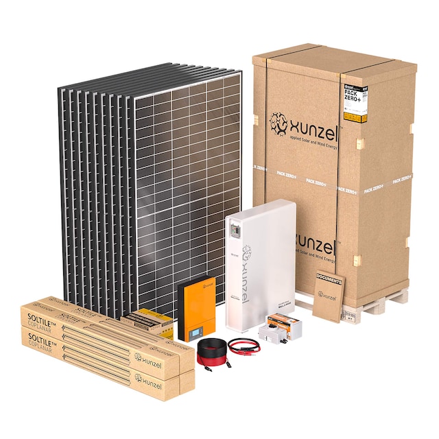 Imagen 0 de Kit Solar Litio PACK ZERO+ EQX3700L con Soportes
