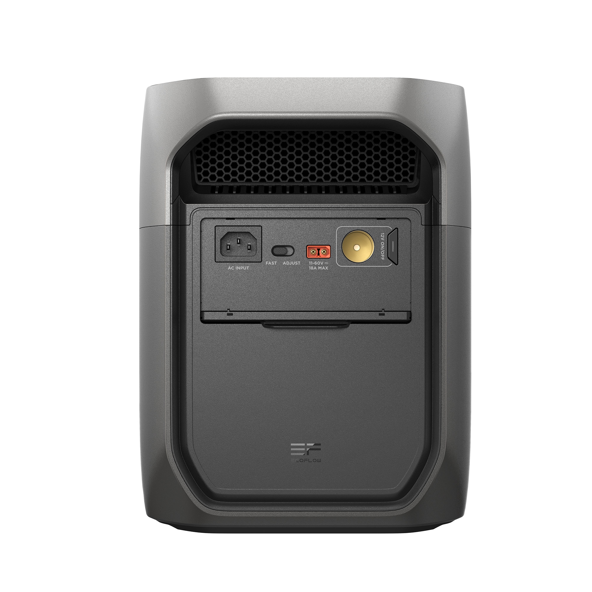 Estación de energía portátil EcoFlow DELTA 3 Max de 2048 Wh con salida de 2400W y carga ultra rápida de alta eficiencia Gris-4