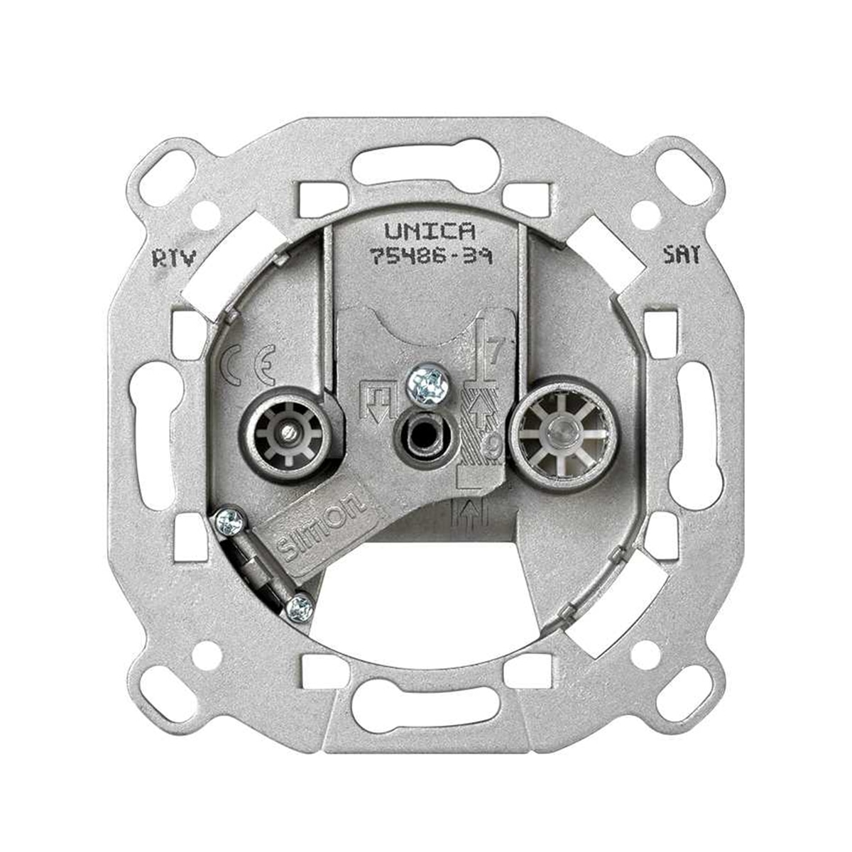 Toma R+TV+SAT Intermedia S31 Aluminio-1