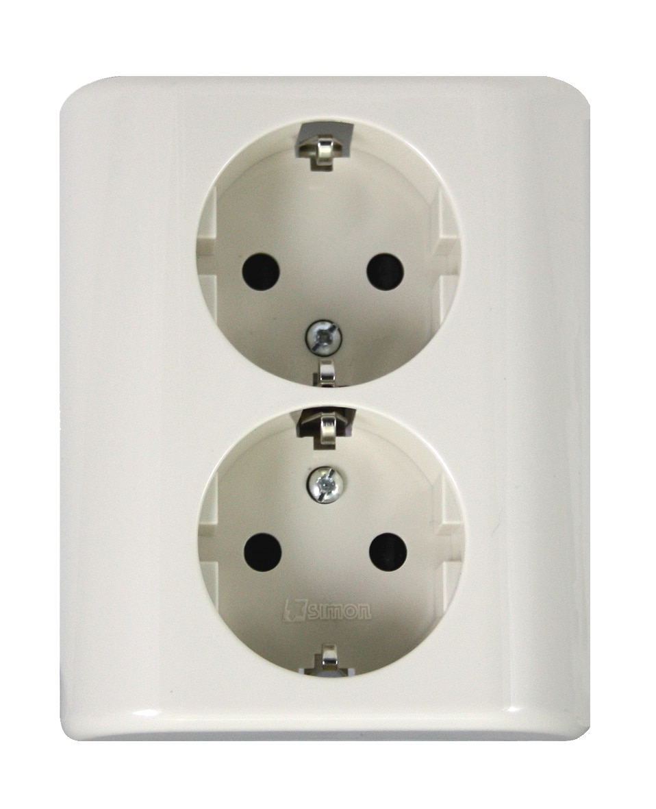 Imagen 0 de Enchufe doble monobloc empotrar