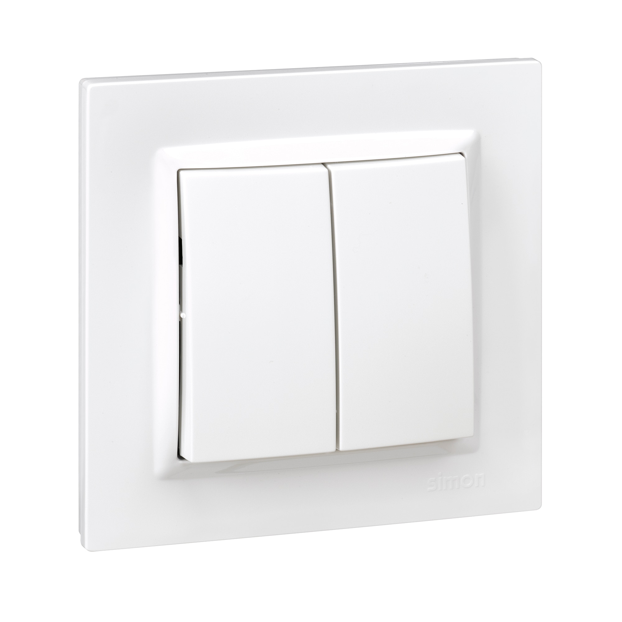 Conmutador Eléctrico Doble Interiores Blanco-2