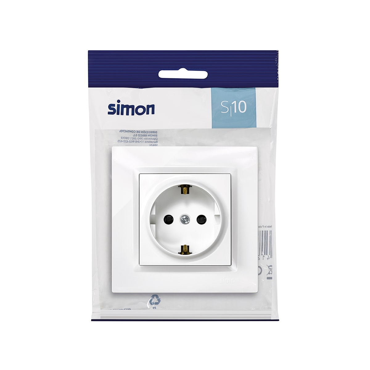 Enchufe Schuko Interiores Blanco-4