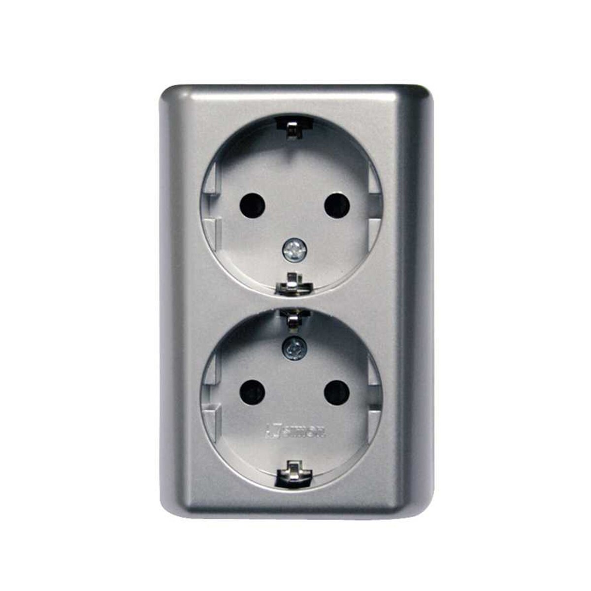 SIMON - Enchufe Doble Monobloc Superficie 16A.