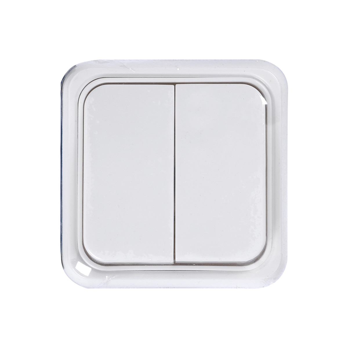 Imagem 0 de Comutador/Interruptor Duplo Superfície Especial Calha Série Alfa