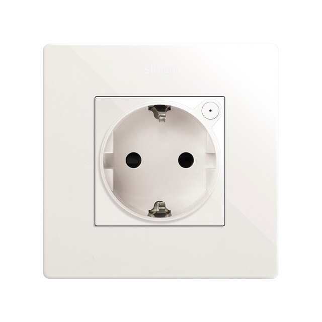 Imagen 0 de Kit Base Enchufe Conectiva iO Schuko + Marco S270