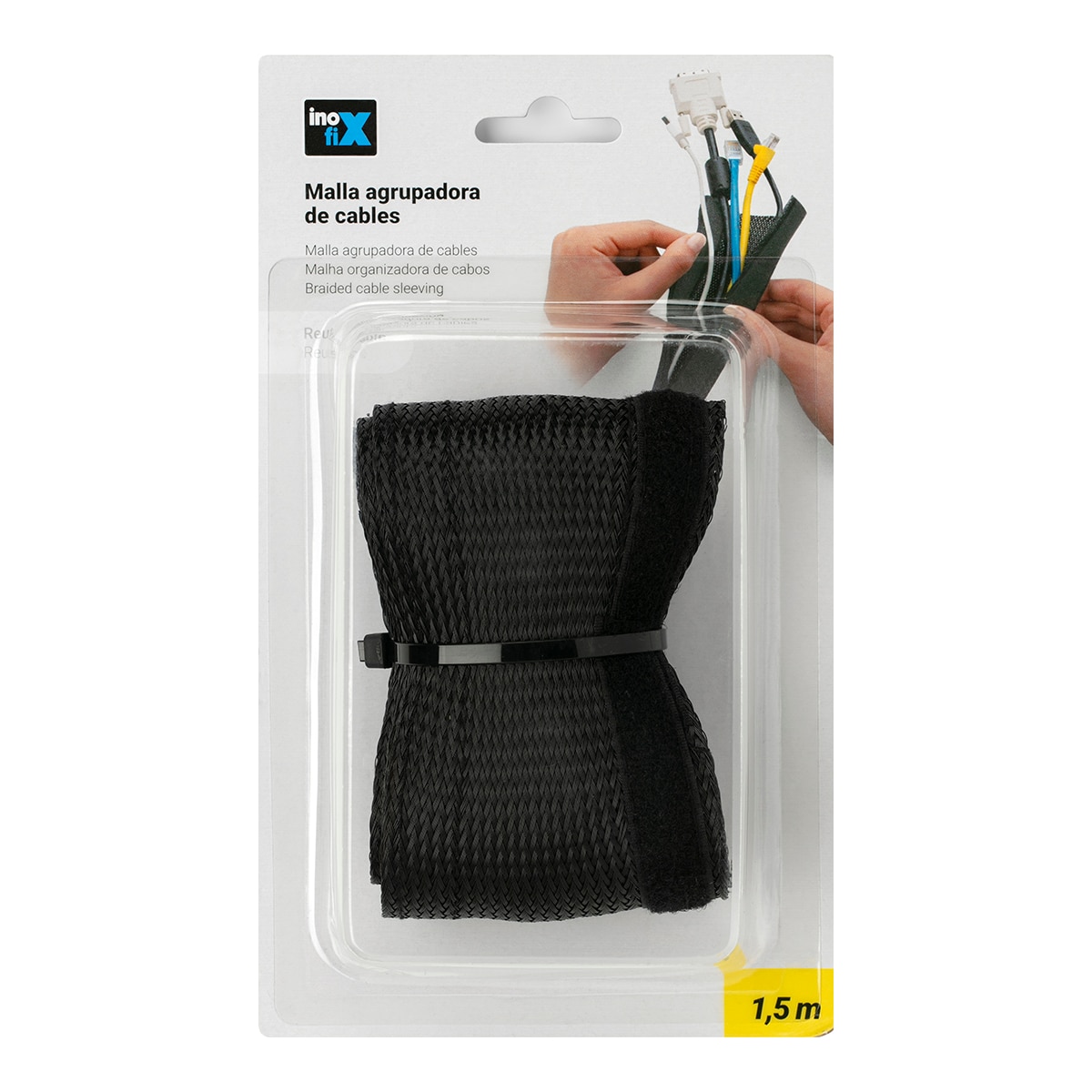 Malla Agrupación Cables Negro-5