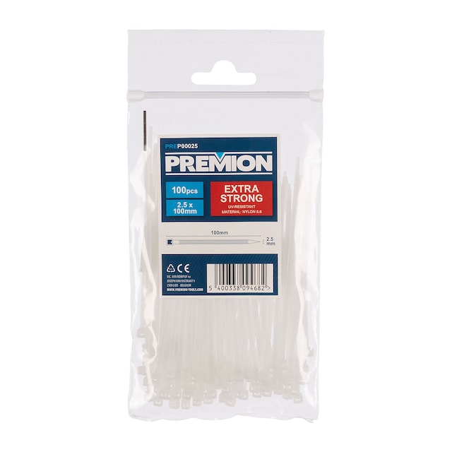 Imagen 0 de Bridas Nylon 2,5 x 100 mm 100 Uds