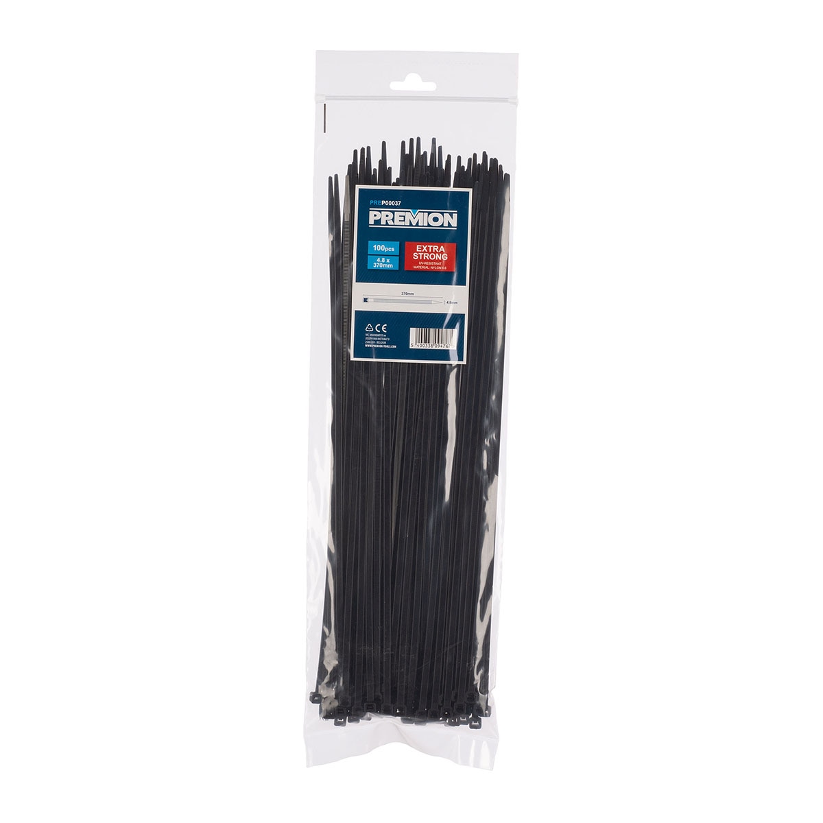 Imagen 0 de Bridas Nylon 4,8 x 370 mm 100 Uds