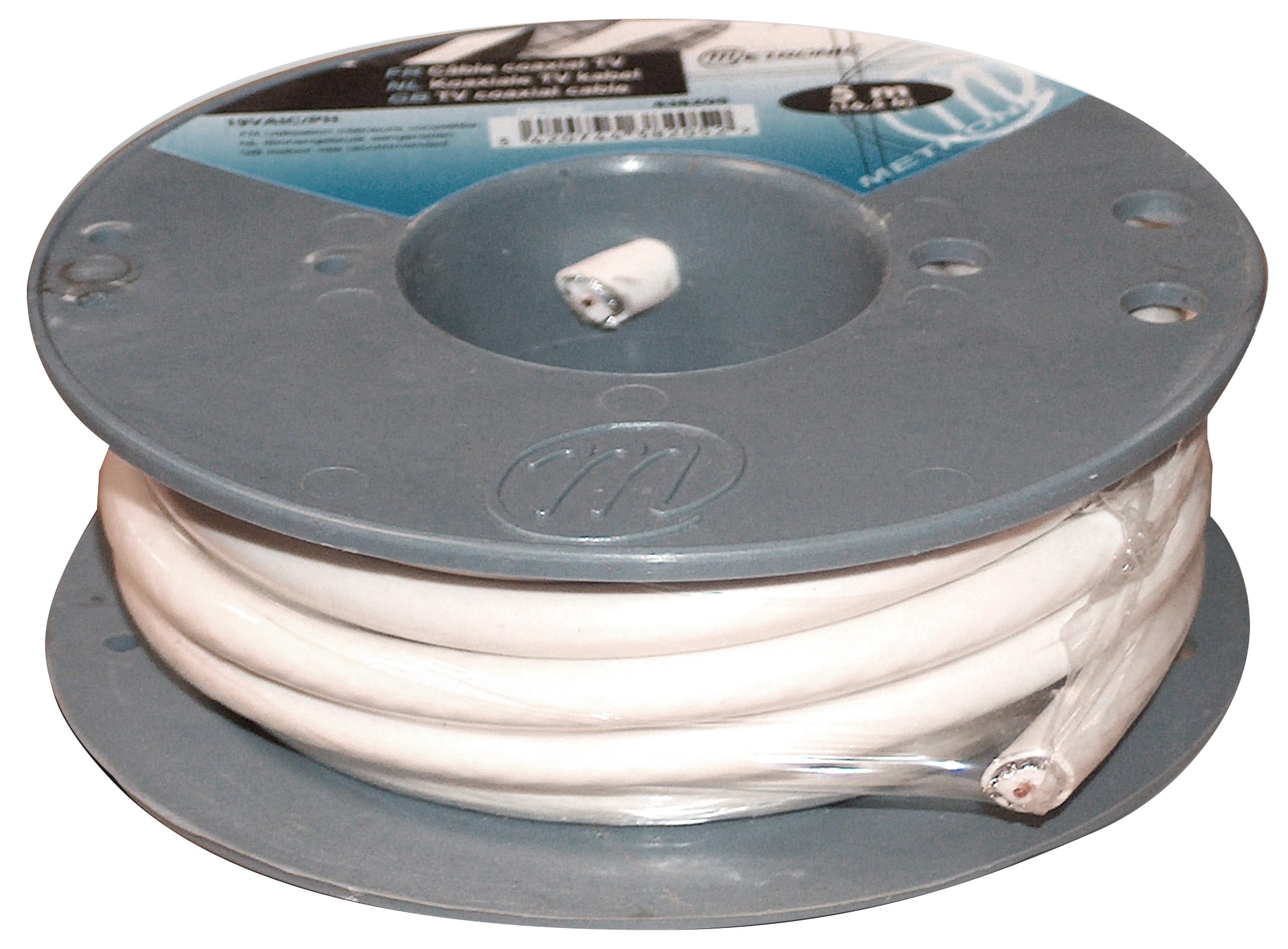 Cabo Coaxial TV / Dados Branco-1