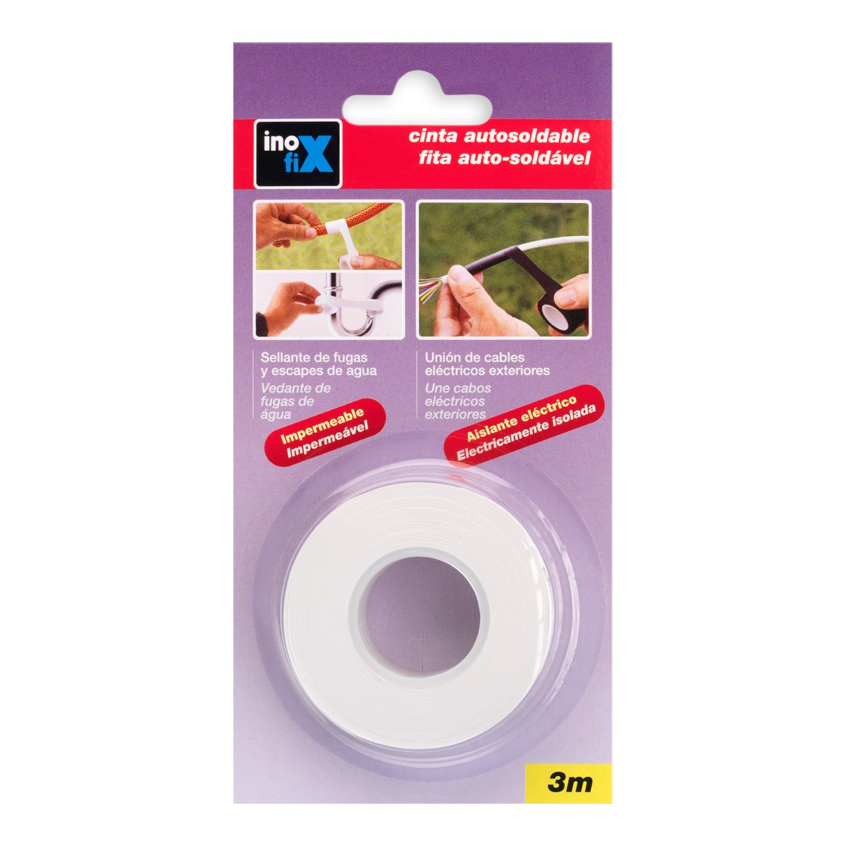 Cinta Autosoldable / Autovulcanizante Blanco-4