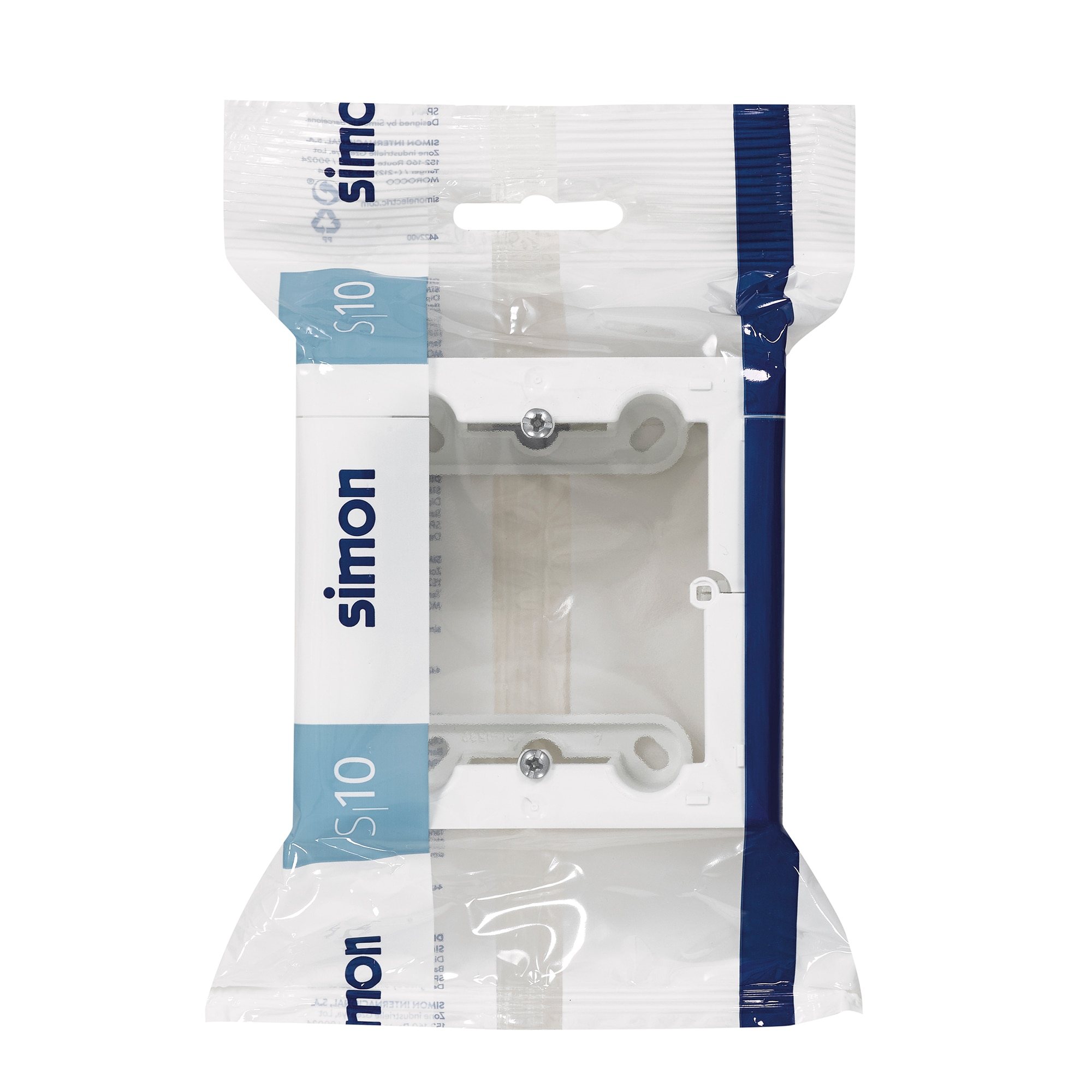 Caja de superficie Uso Interiores Blanco-3