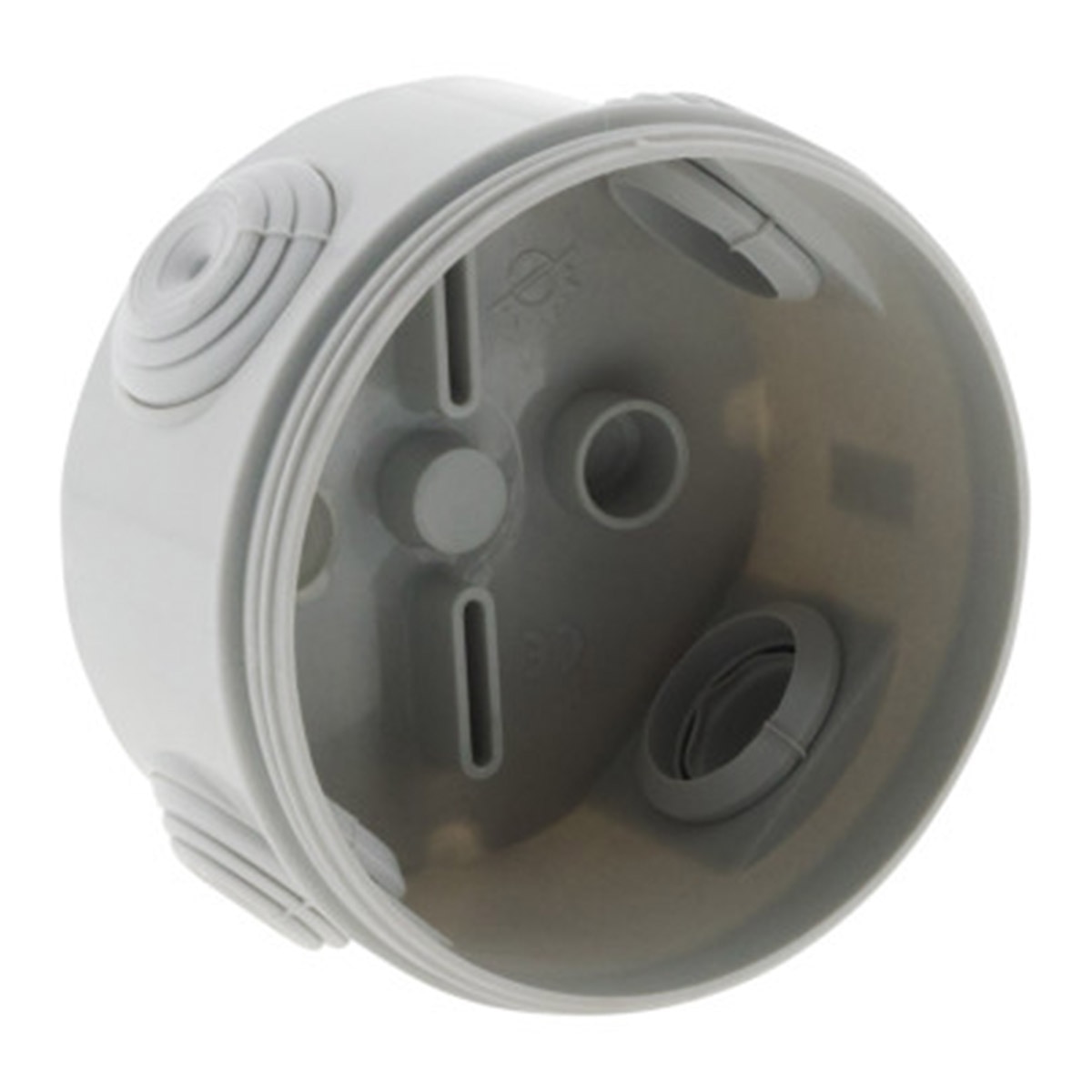 Conjunto de 3 Caixas Estanques IP55 Cinzento-3