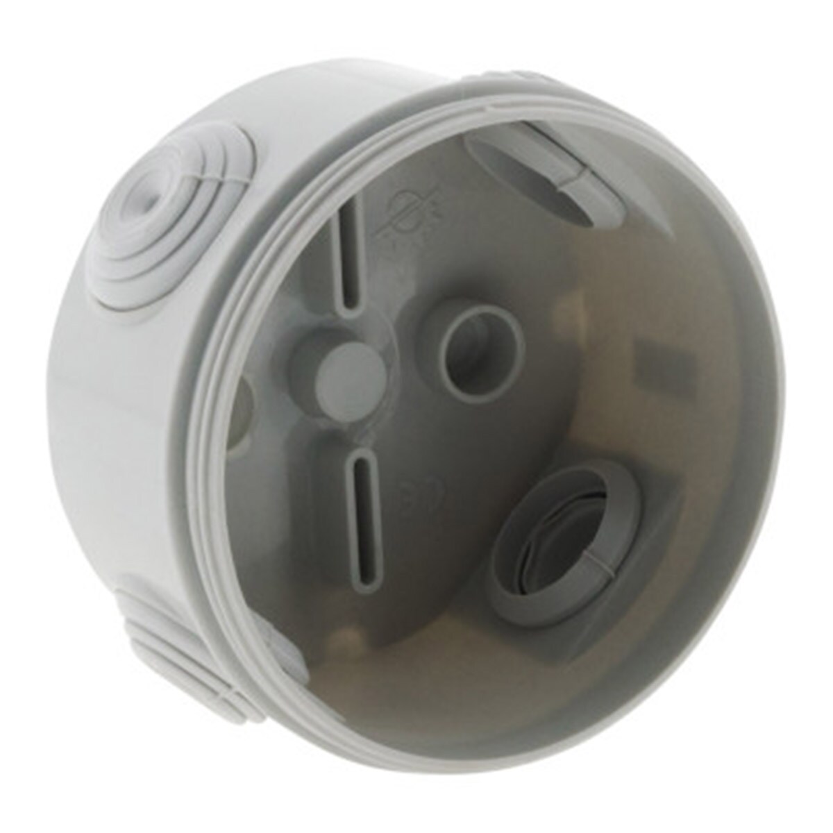 Conjunto de 3 Caixas Estanques IP55 Cinzento-3