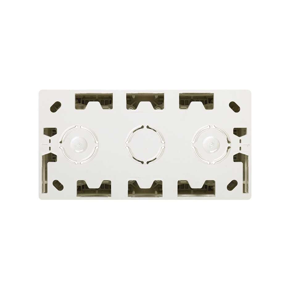 Caixa de Superfície Compacta 2 Polos S270 Branco-4