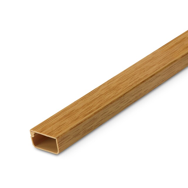 Imagen 0 de Canaleta adhesiva 21x11,5mm con tapa bisagra . Roble