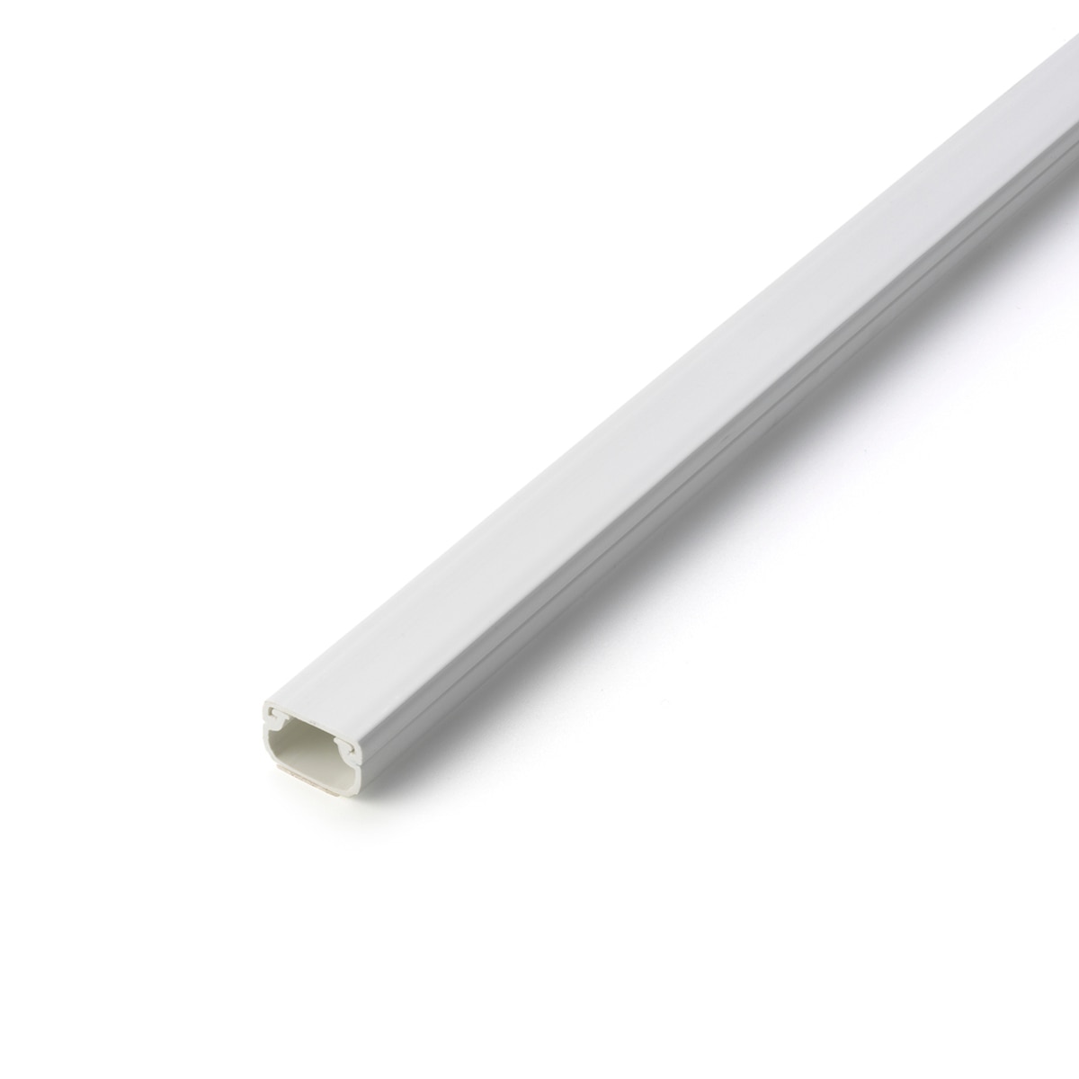 Imagen 0 de Canaleta adhesiva 16x10 mm con base y tapa . Blanco