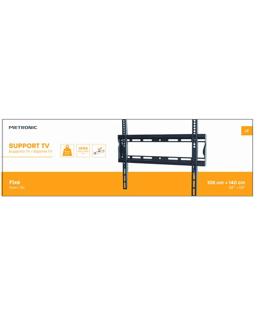 Soporte mural TV 42-55'' fijo Negro-3