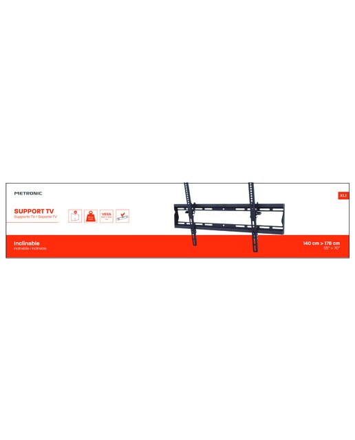 Soporte mural TV 55-70'' inclinable Negro-3