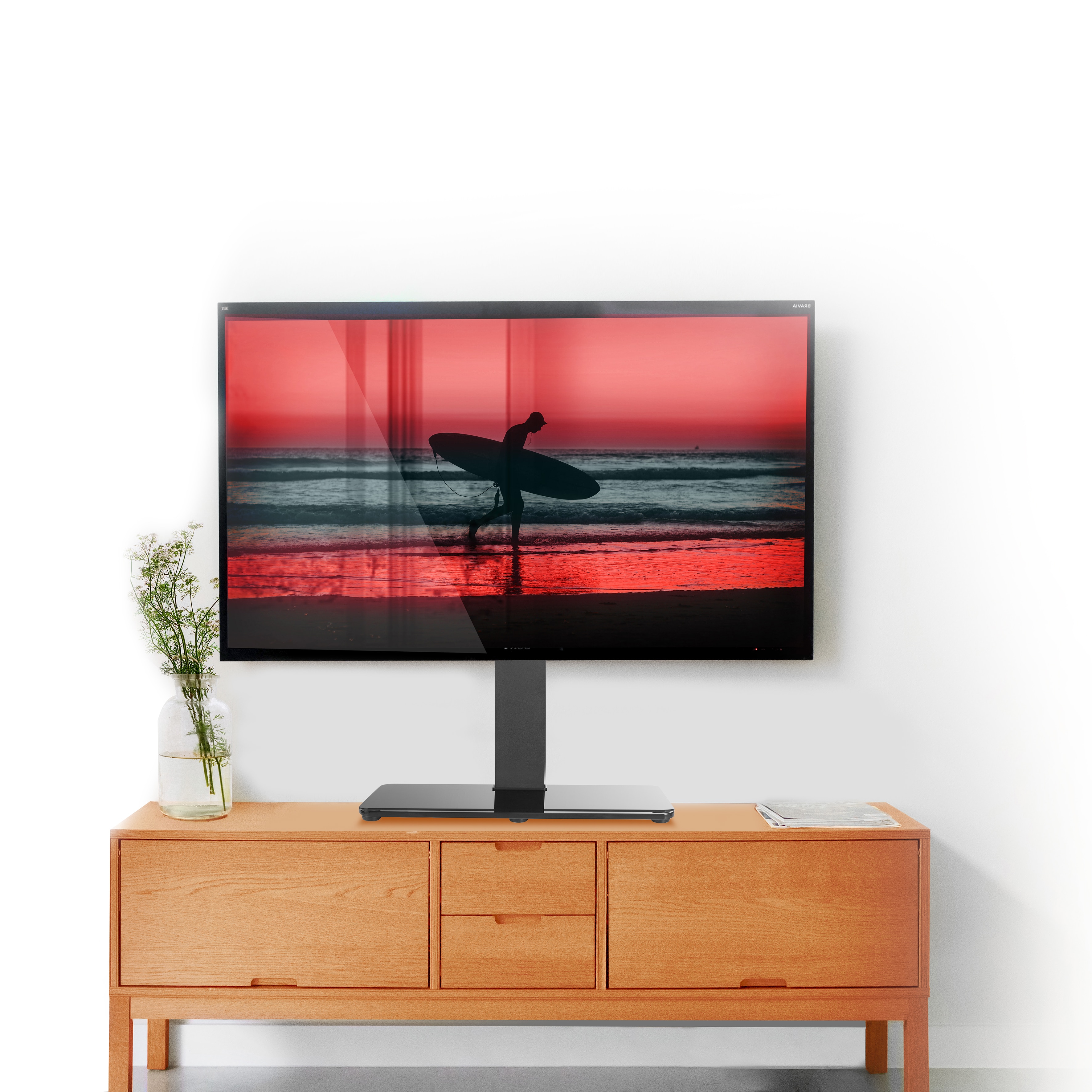 Soporte TV Peana Extensible de 32" a 55" Negro-4