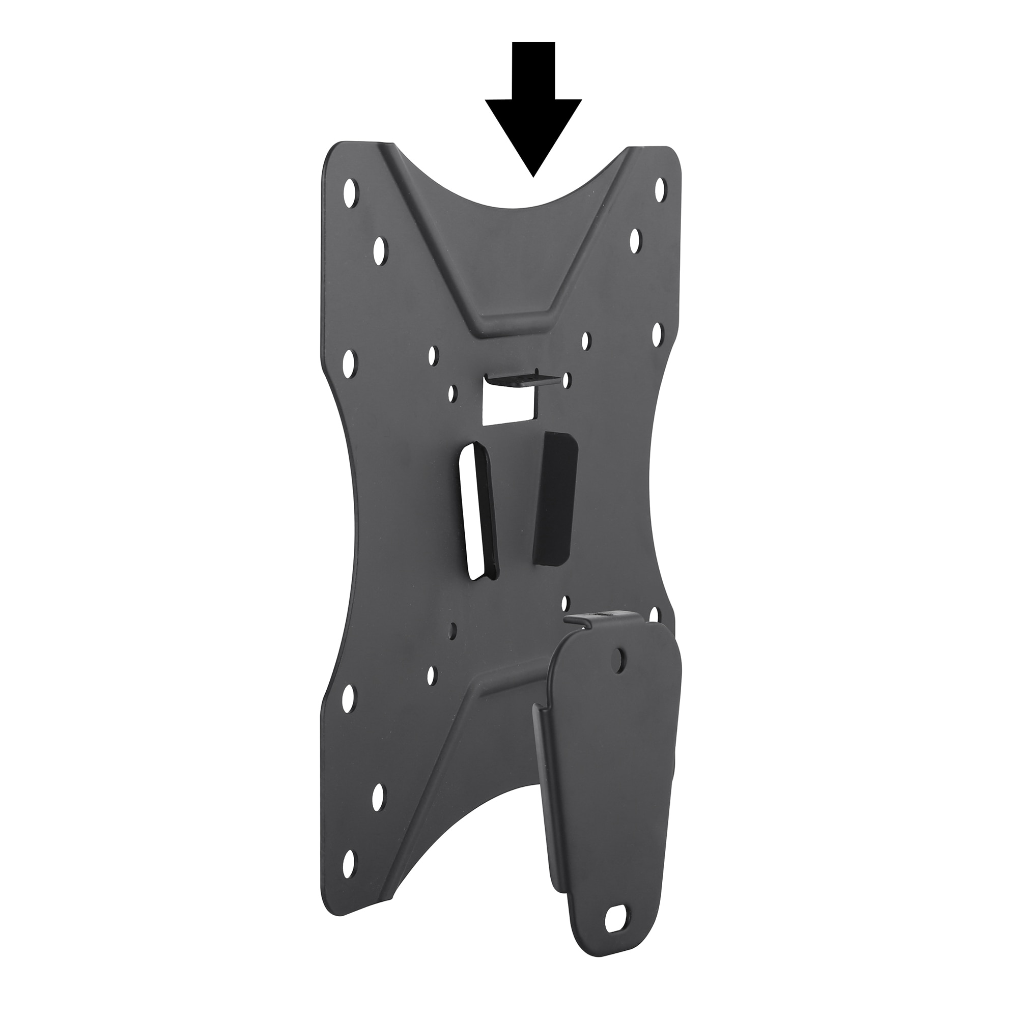Soporte mural TV 28" a 42" Fijo Negro-5