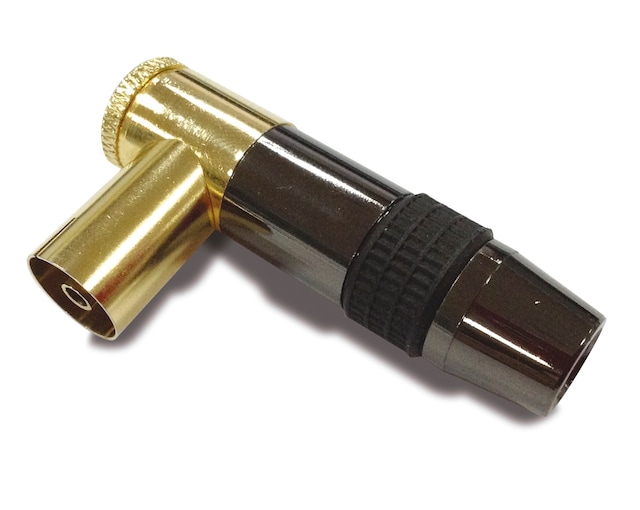 Imagen 0 de Clavija blindada TV H acodada