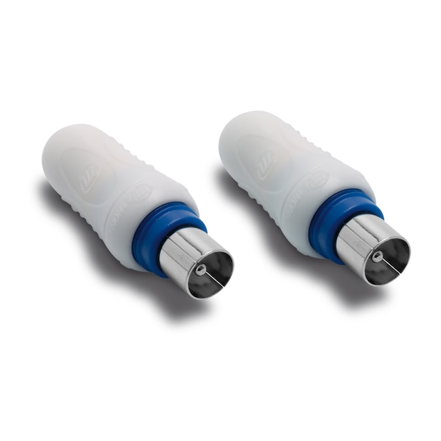 Imagen 0 de Clavija cable coaxial TV M (x2)