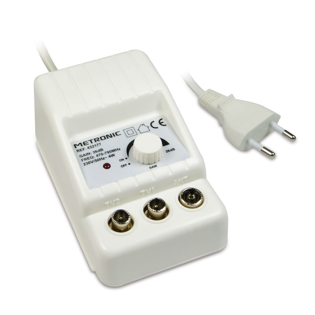 Imagen 0 de Amplificador uso interior 2 salidas con regulador