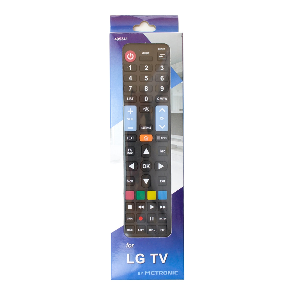 Mando a distancia de sustitución para TV LG Negro-2