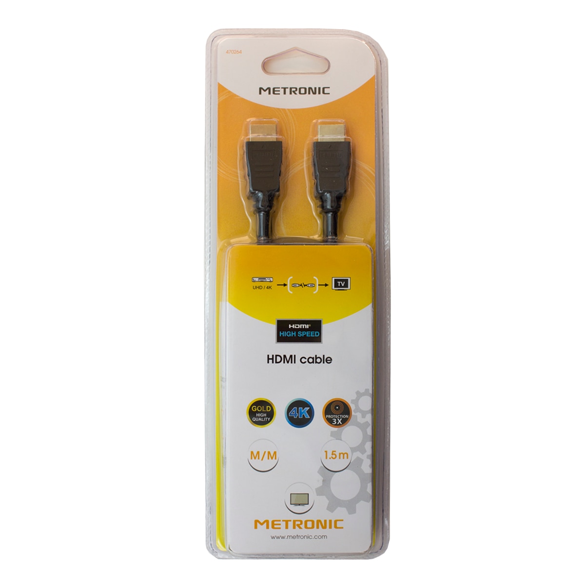 Cable HDMI M-M Negro-2