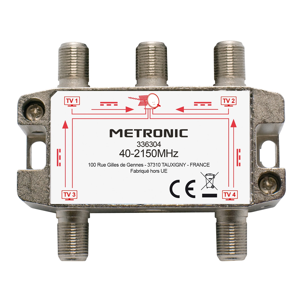 Imagem 0 de Entregador TV/SAT 4 Saídas