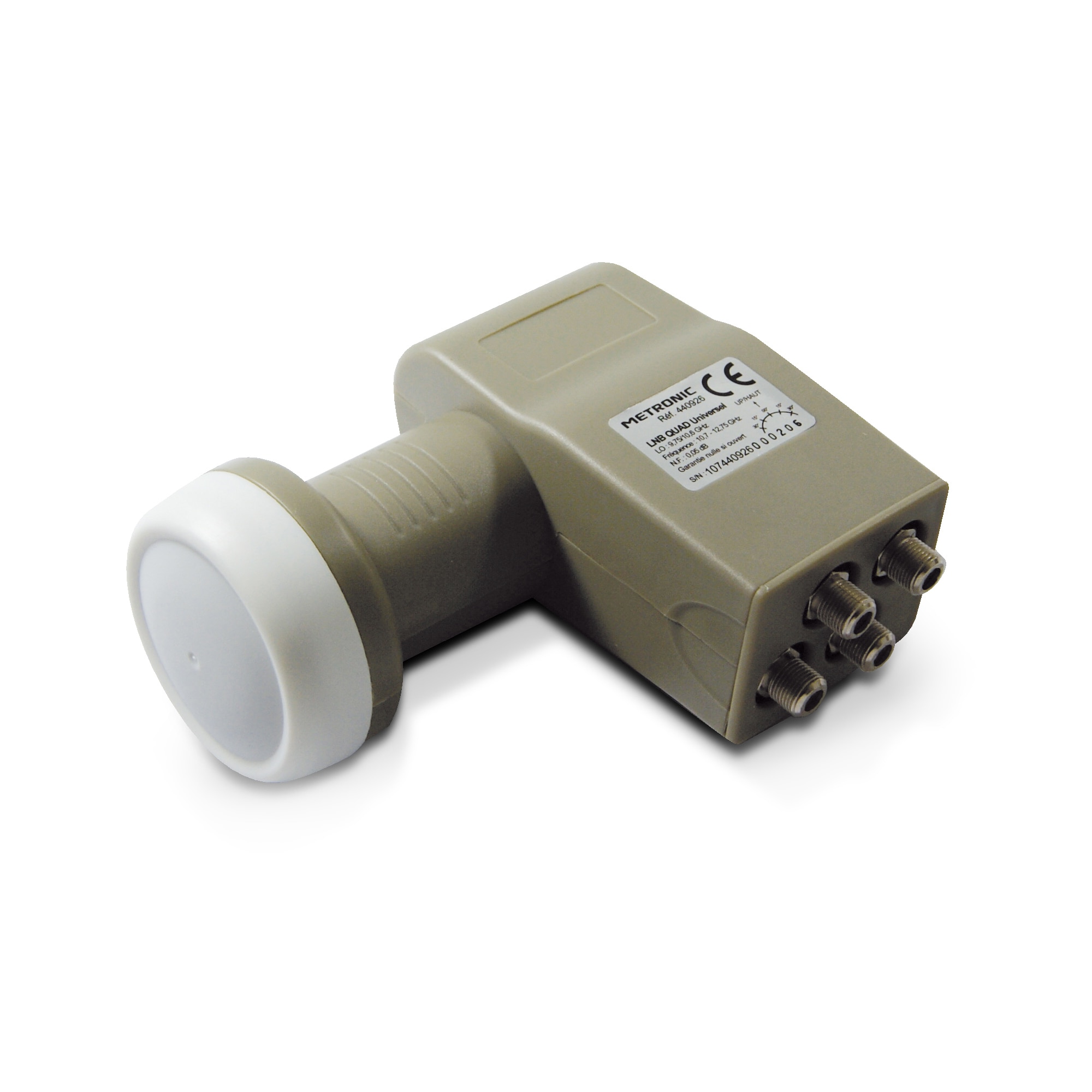 Metronic - LNB Universal Quad 4 Salidas F.