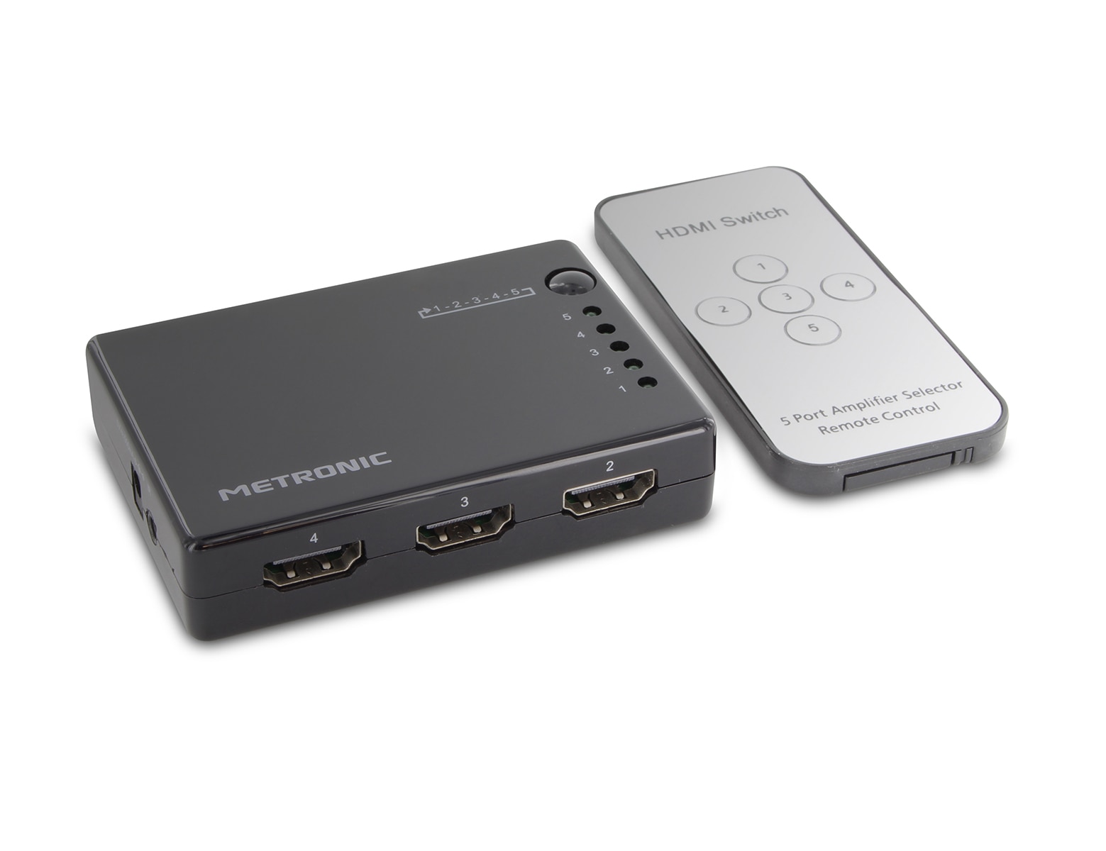 Conmutador HDMI 5 puertos Negro-2