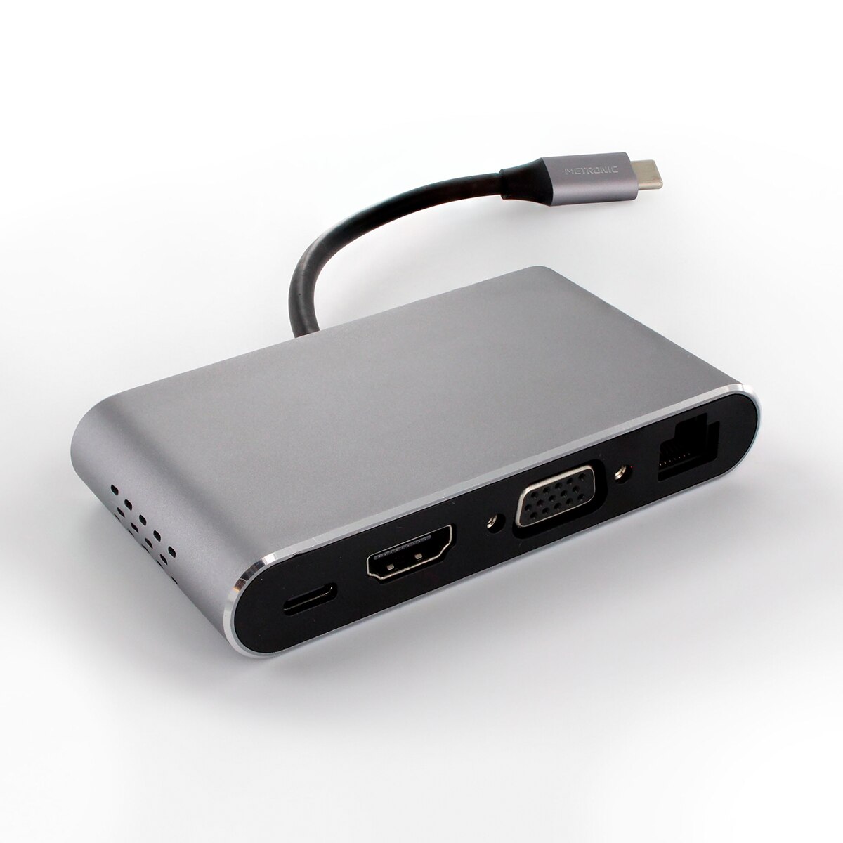 Adaptador USB-C 8 en 1 Gris-1