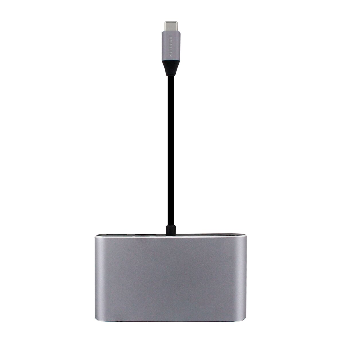 Adaptador USB-C 8 en 1 Gris-5
